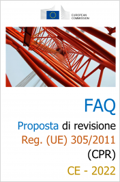 FAQ: Proposta di revisione Regolamento (UE) 305/2011 (CPR)