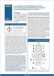 Il ruolo della differenza di sesso e di genere nell’esposizione ad agenti chimici sensibilizzanti cutanei Il ruolo della differenza di sesso e di genere nell’esposizione ad agenti chimici sensibilizzanti cutanei