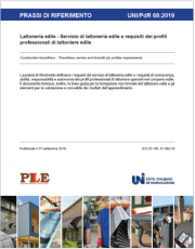 UNI/PdR 68 2019 | Lattoneria edile