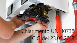 UNI 10738:2012 Impianti a gas per uso domestico e similare - Quesito