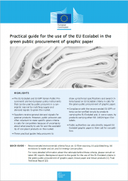Guida pratica uso Ecolabel UE nei GPP: carta grafica Guida pratica uso Ecolabel UE nei GPP: carta grafica