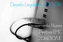 Decreto Legislativo 80/2016 EMC