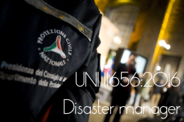 UNI 11656:2016 Disaster Manager