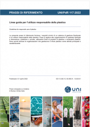 UNI/PdR 117:2022 - Linee guida utilizzo responsabile della plastica
