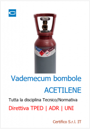 Vademecum bombole Acetilene Vademecum bombole Acetilene