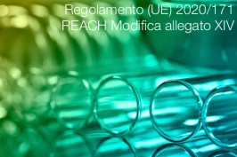 Regolamento (UE) 2020/171 | REACH Modifica allegato XIV
