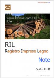 Registro Imprese Legno (RIL) / Note