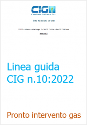 Linea guida CIG n.10:2022