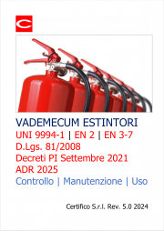 Vademecum estintori: Controllo | Manutenzione | Uso