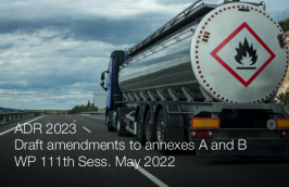ADR 2023 Draft amendments to annexes A and B | WP 111th Sess. May 2022