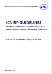 Radiazioni ottiche: ICNIRP Guidelines
