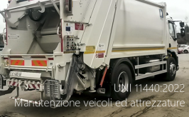 UNI 11440:2022 - Manutenzione veicoli ed attrezzature igiene ambientale