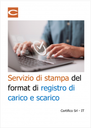 Servizio di stampa del format di registro di carico e scarico