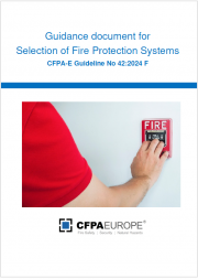 Guidance document for Selection of Fire Protection Systems