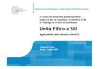 Applicabilità della direttiva ATEX 94/9/CE: Unità Filtro e Sili