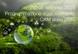 DD 06 febbraio 2025 - Programmazione aggiornamento CAM anno 2025