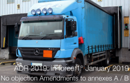 ADR 2019 - Acceptance of amendments to annexes A and B