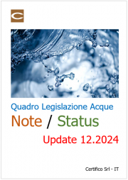 Quadro Legislazione Acque