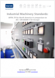 Industrial Machinery Standards: NFPA 79 for North America in comparison to IEC / EN 60204-1 for Europe