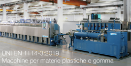 UNI EN 1114-3:2019 | Macchine per materie plastiche e gomma 