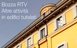Bozza RTV Altre attività in edifici tutelati