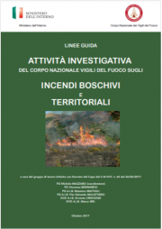 Linee guida attività investigativa incendi boschivi e territoriali VVF