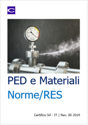 PED e materiali: Norme / RES