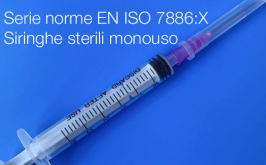Serie norme EN ISO 7886:X | Siringhe sterili monouso