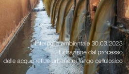 Interpello ambientale 30.03.2023 / Estrazione dal processo delle acque reflue urbane di fango cellulosico