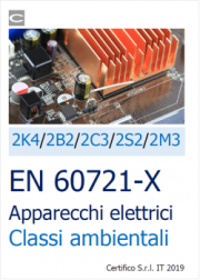 EN 60721-X | Apparecchi elettrici Classi ambientali