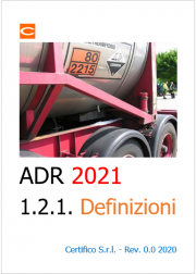 ADR 2021 | Definizioni (sezione 1.2.1)