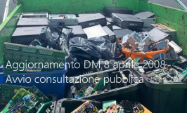 Aggiornamento DM 8 aprile 2008 - Avvio consultazione pubblica