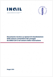 Documento tecnico ipotesi rimodulazione misure contenitive SARS-CoV-2 settore ristorazione