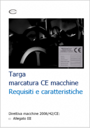 Targa marcatura CE macchine: Requisiti e caratteristiche