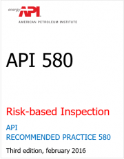 API 580 - Risk Based Inspection