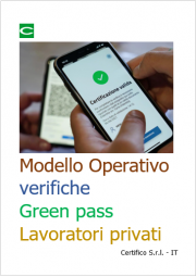 Modello operativo organizzazione verifiche Green pass Lavoratori privati