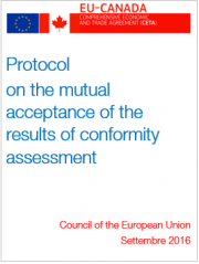 CETA Protocollo sulla valutazione di conformità