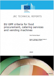 EU GPP criteria for food procurement, catering services and vending machines
