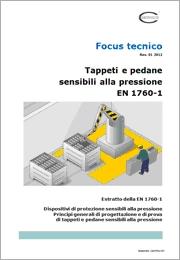 Focus Tappeti e pedane sensibili alla pressione EN 1760-1