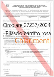 Circolare DG MOT - Div. 3  Prot. n. 27237 del 2.10.2024