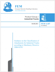 Guidance classification of attachments for industrial trucks Machinery Directive 2006/42/EC