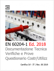 EN 60204-1:2018 Documentazione