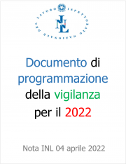 Documento di programmazione della vigilanza per il 2022
