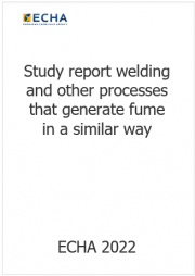 Study report welding and other processes that generate fume in a similar way