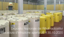 Deposito Nazionale dei Rifiuti radioattivi: Procedura d'infrazione aperta dall'UE