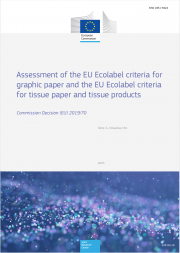 Valutazione criteri del marchio Ecolabel UE carta grafica / JRC 2025