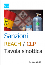 Sanzioni REACH / CLP - Tavola sinottica