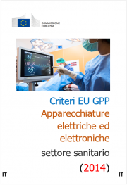 Criteri EU GPP AEE settore sanitario