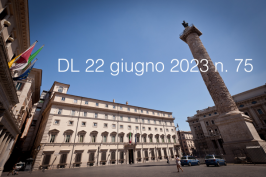 Decreto-Legge 22 giugno 2023 n. 75 