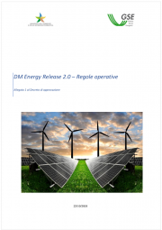 DD n. 11 del 30 ottobre 2024 / DM Energy Release 2.0 - Regole operative